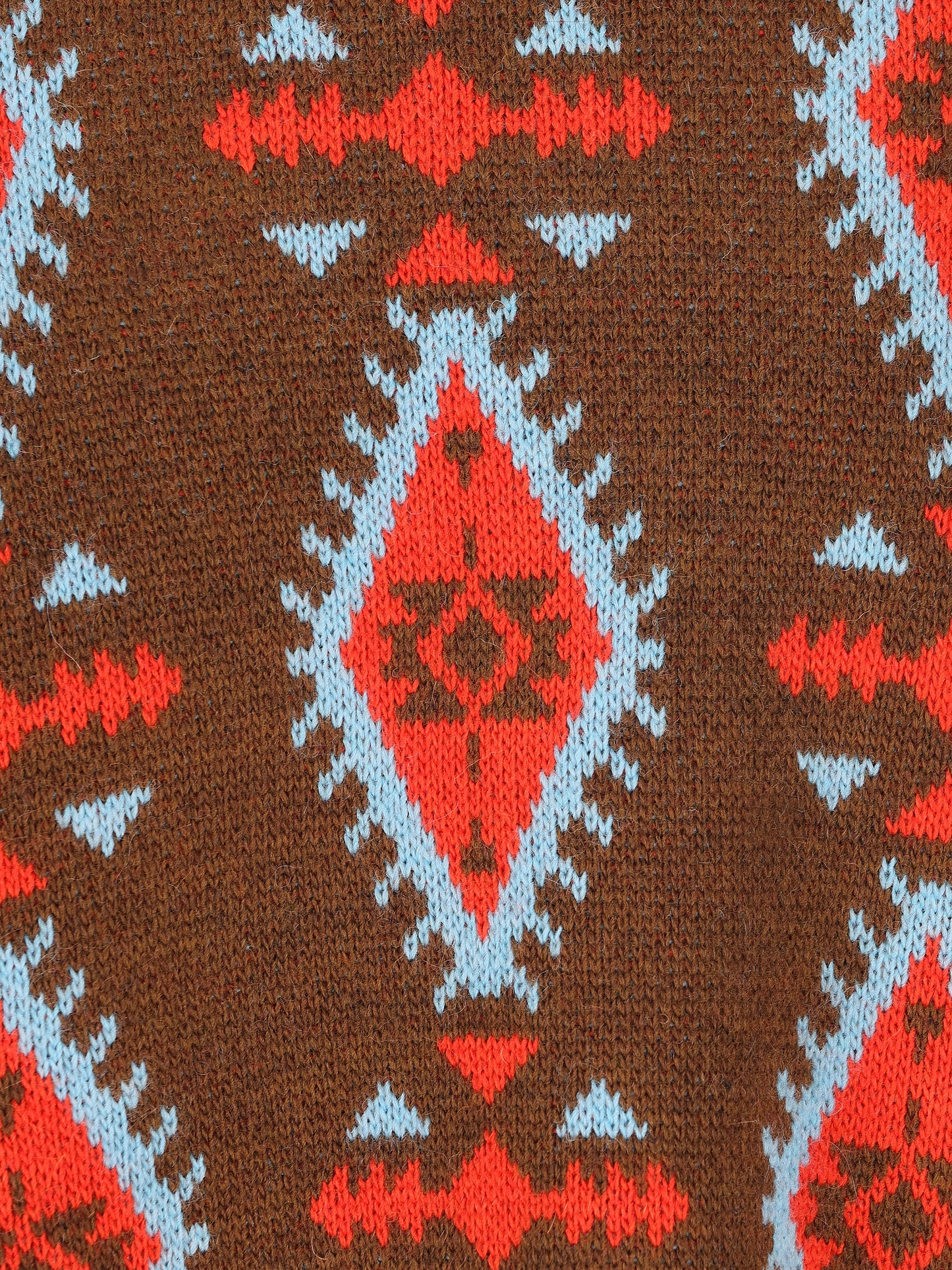 Maglia realizzata in misto acrilico. 22600-99 CHOCOLATE/RED COLOUR MARKET 