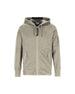 Felpa uomo C.P. Company Diagonal Raised Fleece Lens Hooded Zip 21CMSS716A 005086W356 C.P COMPANY 