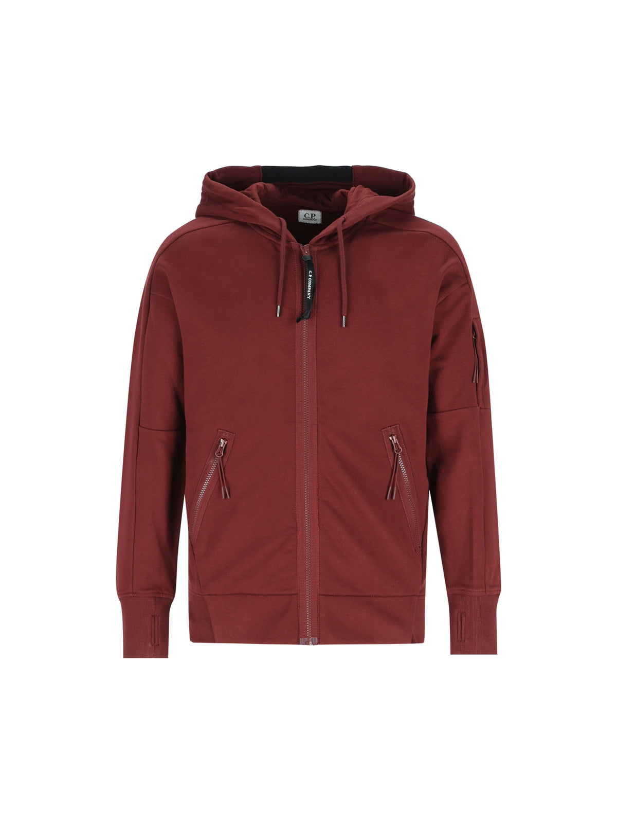 Felpa uomo C.P. Company Diagonal Raised Fleece Lens Hooded Zip 21CMSS716A 005086W592 C.P COMPANY 