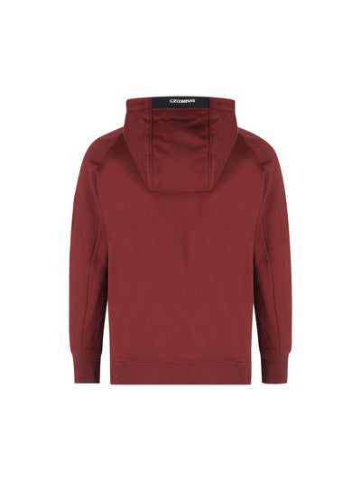Felpa uomo C.P. Company Diagonal Raised Fleece Lens Hooded Zip 21CMSS716A 005086W592 C.P COMPANY 