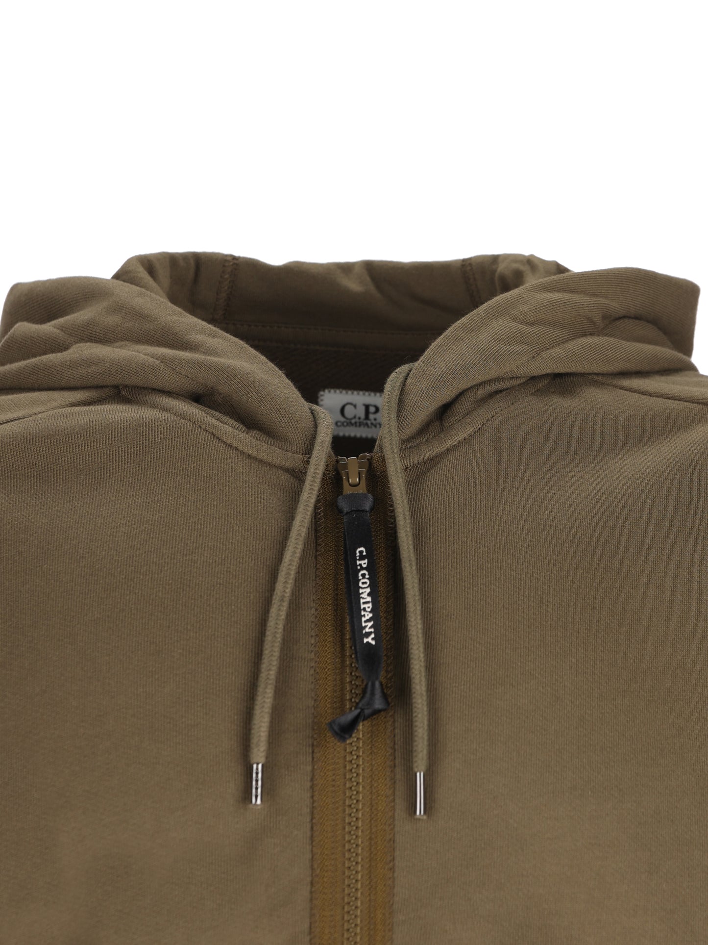 Felpa uomo C.P. Company Diagonal Raised Fleece Lens Hooded Zip 21CMSS716A 005086W683 C.P COMPANY 