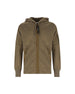 Felpa uomo C.P. Company Diagonal Raised Fleece Lens Hooded Zip 21CMSS716A 005086W683 C.P COMPANY 
