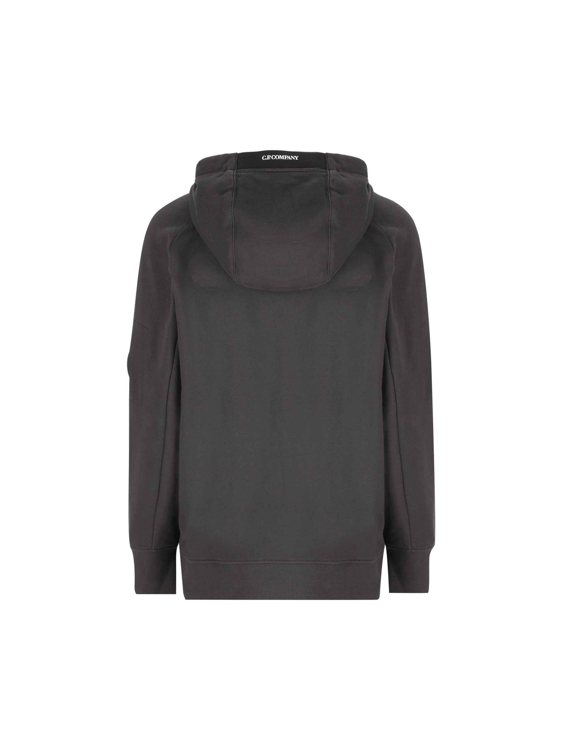 Felpa uomo C.P. Company Diagonal Raised Fleece Lens Hooded Zip 21CMSS716A 005086W985 C.P COMPANY 