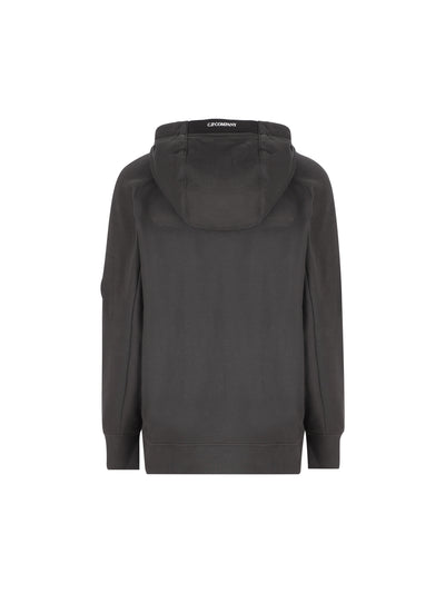 Felpa uomo C.P. Company Diagonal Raised Fleece Lens Hooded Zip 21CMSS716A 005086W985 C.P COMPANY 
