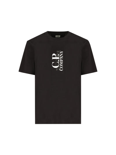 T-Shirt uomo C.P. Company 30/1 Jersey Vertical Logo 21CMTS134A 005100W999 C.P COMPANY 