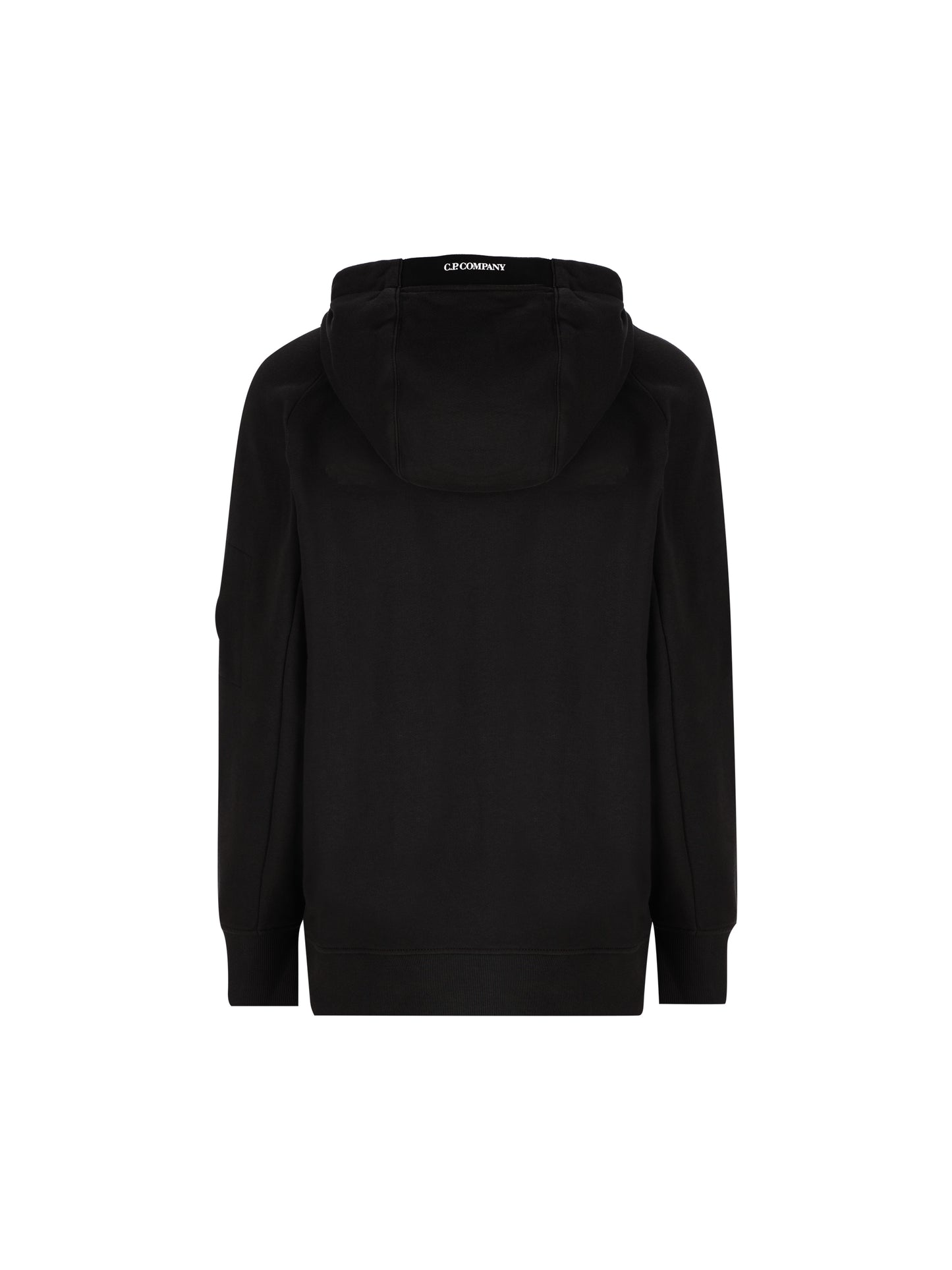Felpa con cappuccio in pile a coste diagonali RCCMSS716M 005086W999 C.P COMPANY 