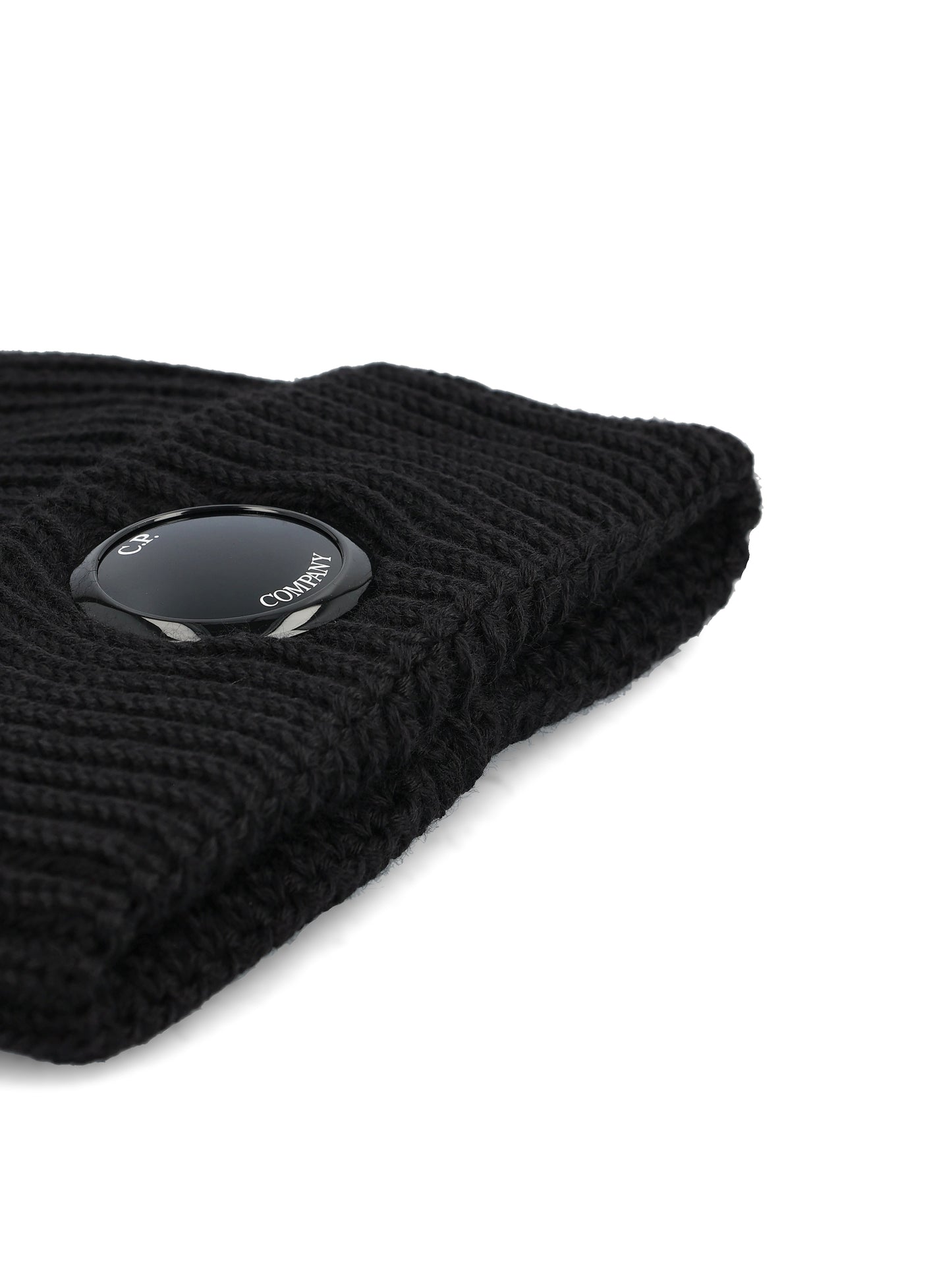 Cappello in lana a coste con lente RFCMAC739A 005509A999 C.P COMPANY 