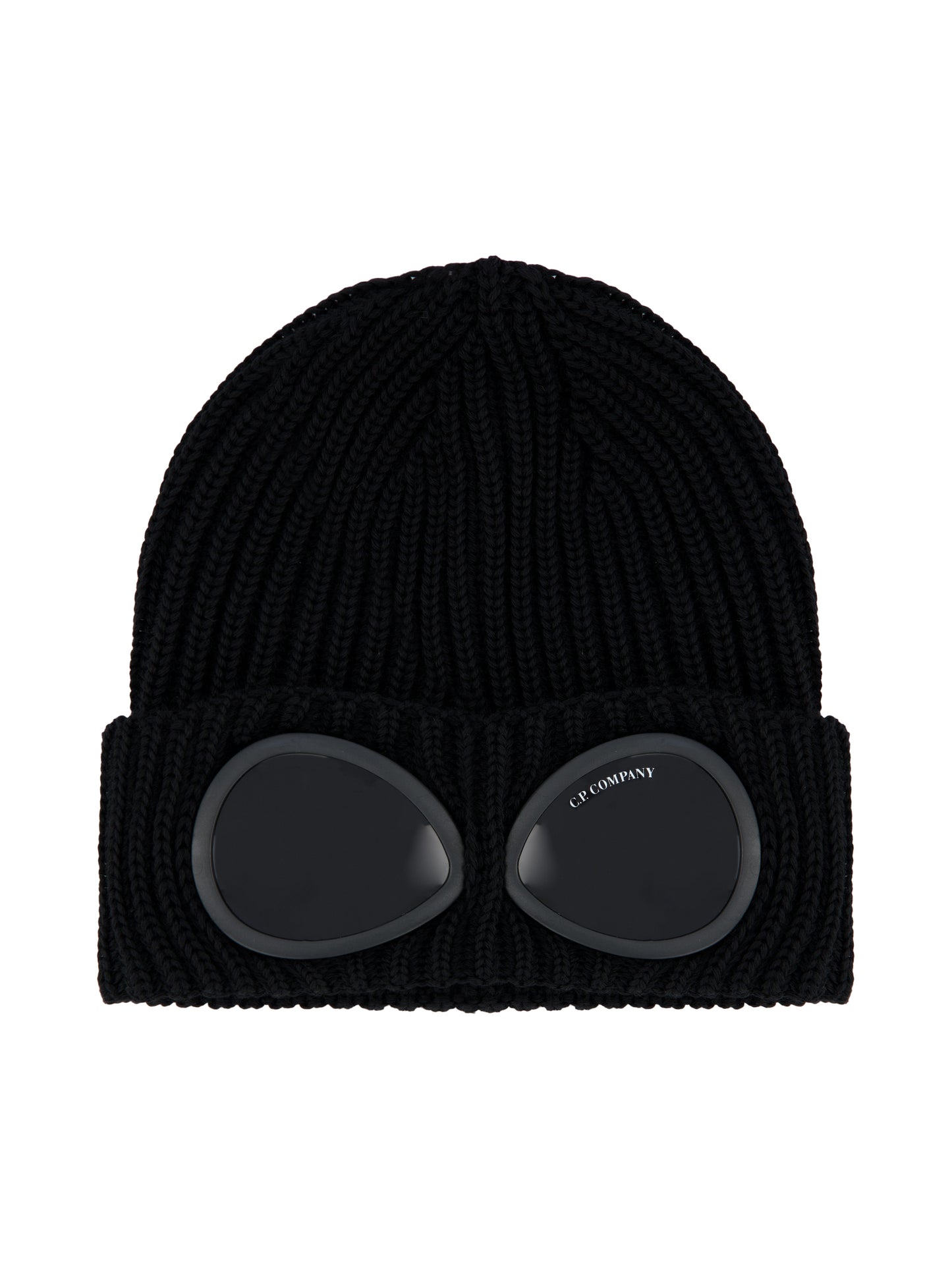 Extrafine Merino Wool Goggle Beanie Nero RFCMAC742A 005509A999 C.P COMPANY 