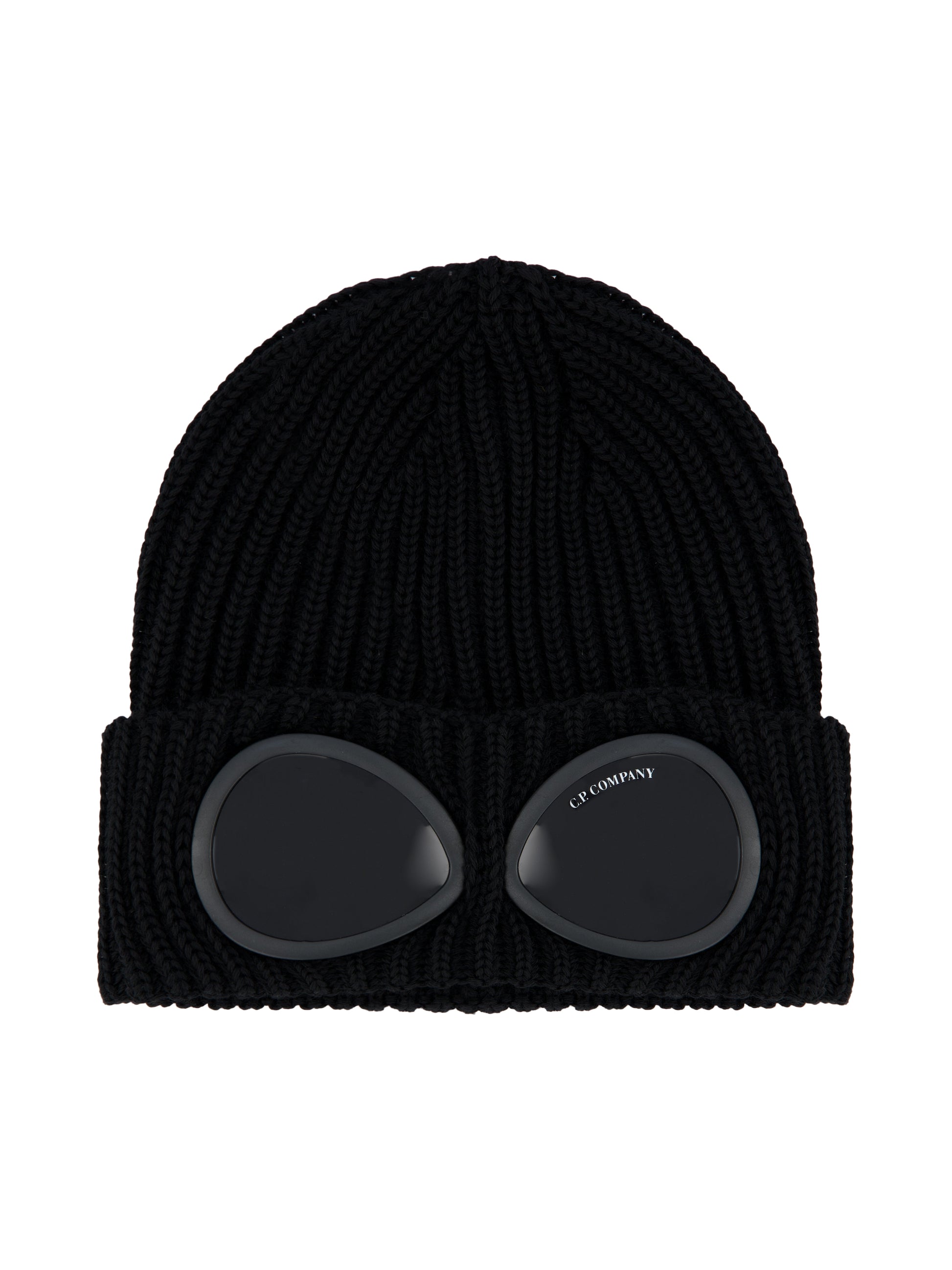 Extrafine Merino Wool Goggle Beanie Nero RFCMAC742A 005509A999 C.P COMPANY 