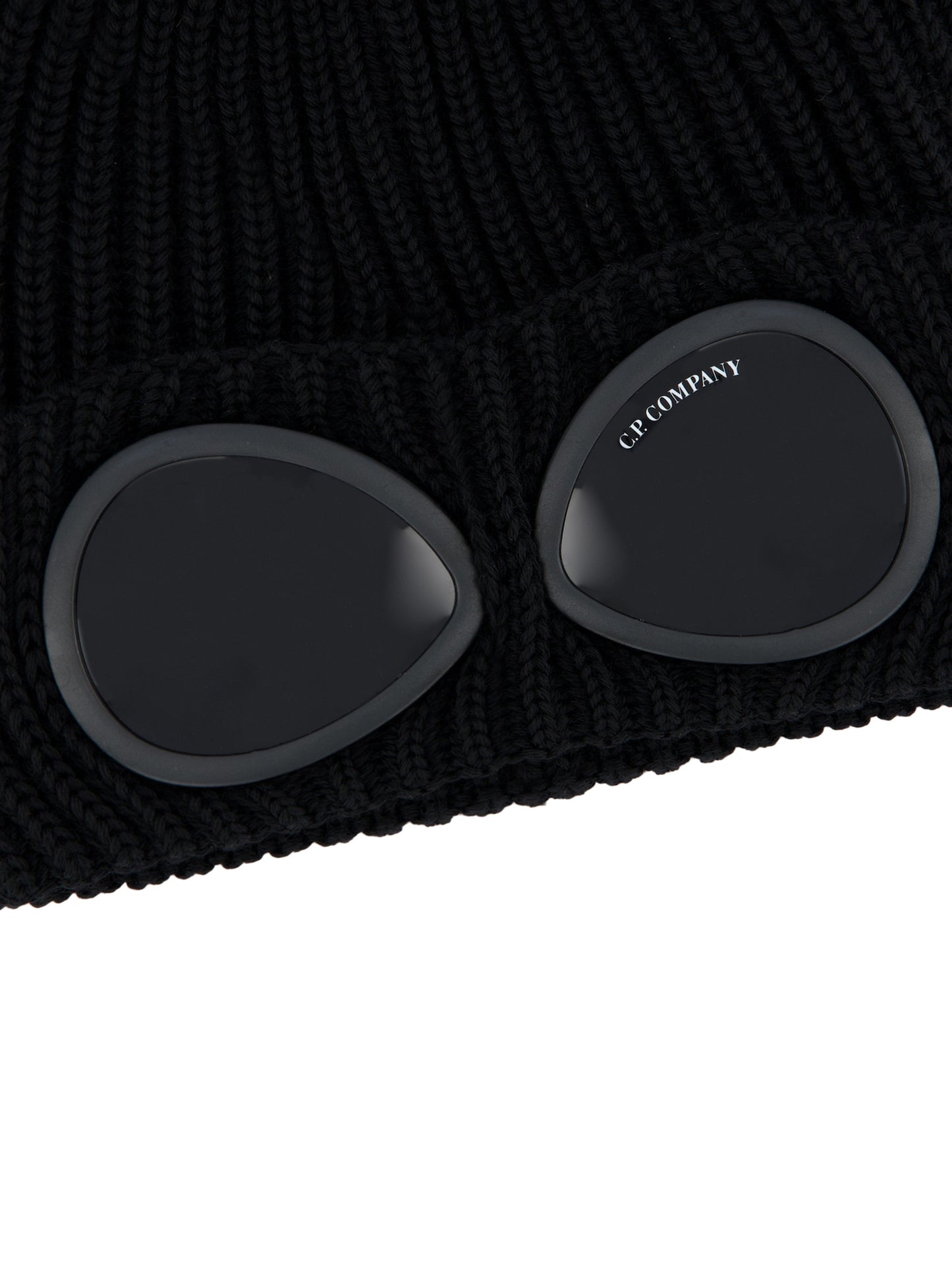 Extrafine Merino Wool Goggle Beanie Nero RFCMAC742A 005509A999 C.P COMPANY 