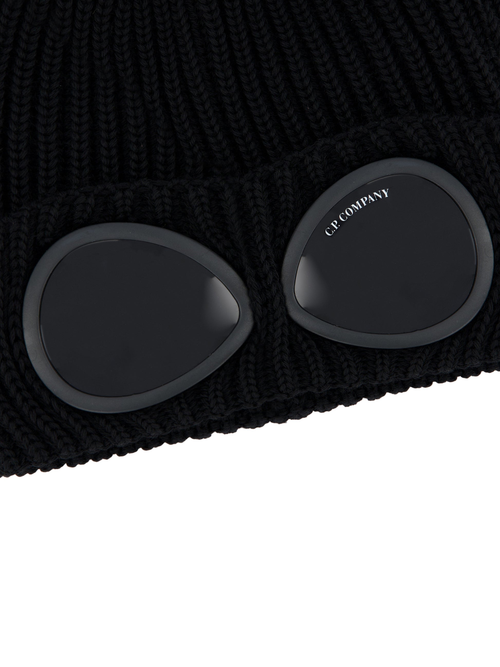 Extrafine Merino Wool Goggle Beanie Nero RFCMAC742A 005509A999 C.P COMPANY 