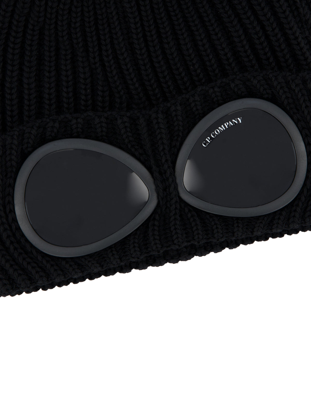 Extrafine Merino Wool Goggle Beanie Nero RFCMAC742A 005509A999 C.P COMPANY 