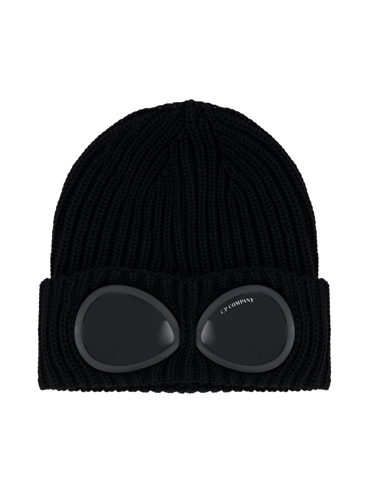 Extrafine Merino Wool Goggle Beanie Nero RFCMAC742A 005509A999 C.P COMPANY 