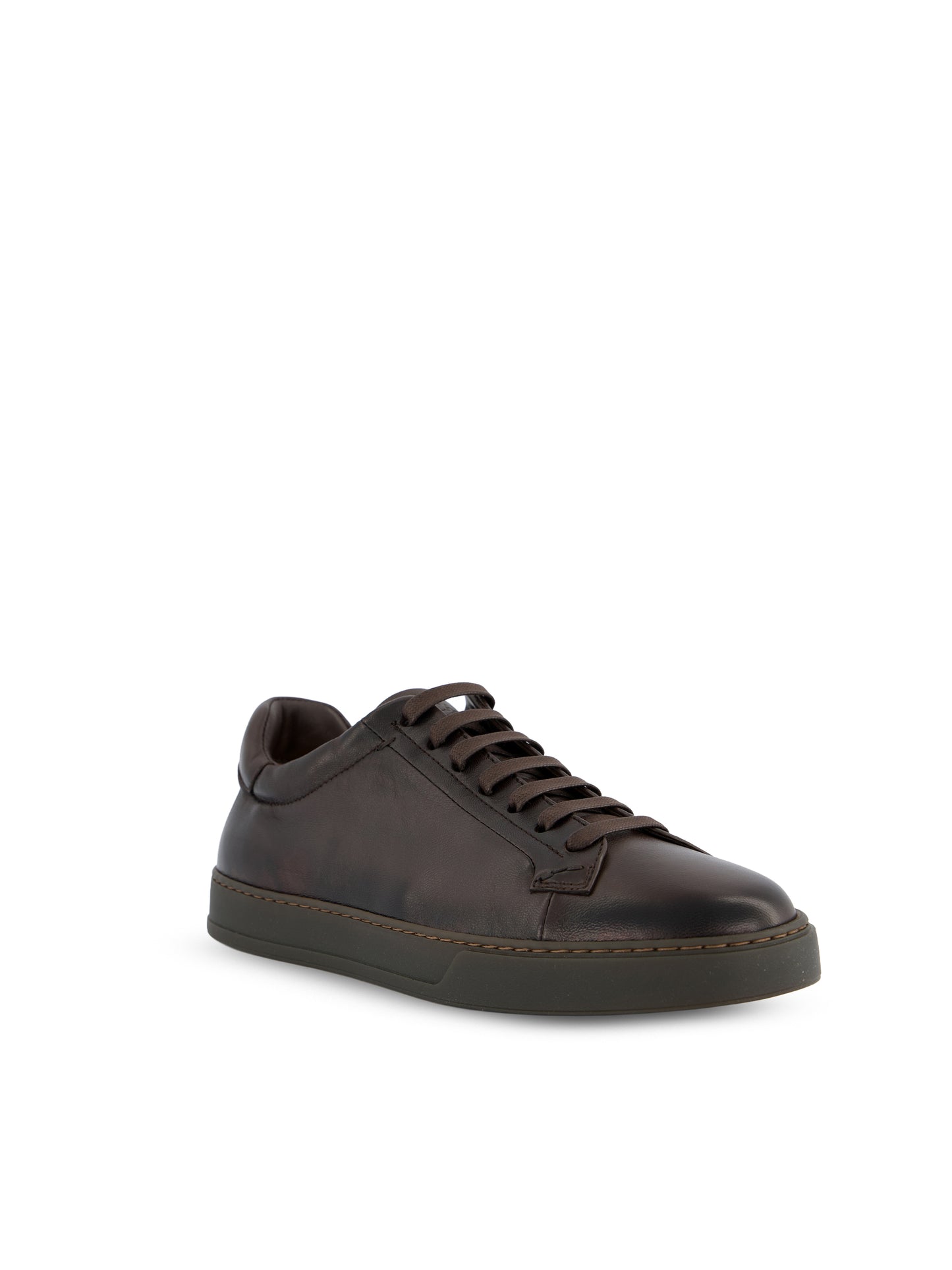 Sneaker Doucal's in pelle testa di moro DU3552SPENUF282OM00  DOUCAL'S 