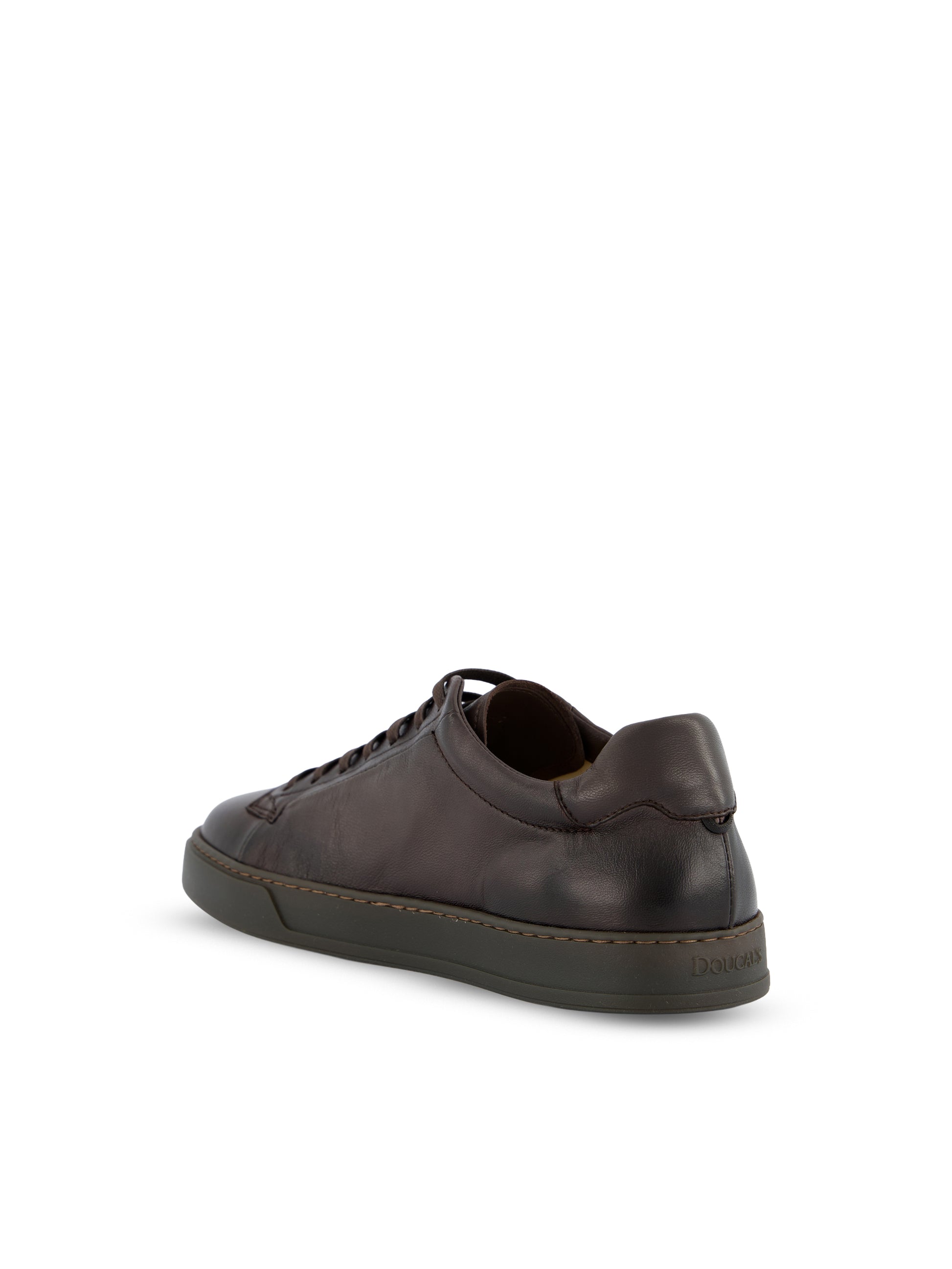 Sneaker Doucal's in pelle testa di moro DU3552SPENUF282OM00  DOUCAL'S 