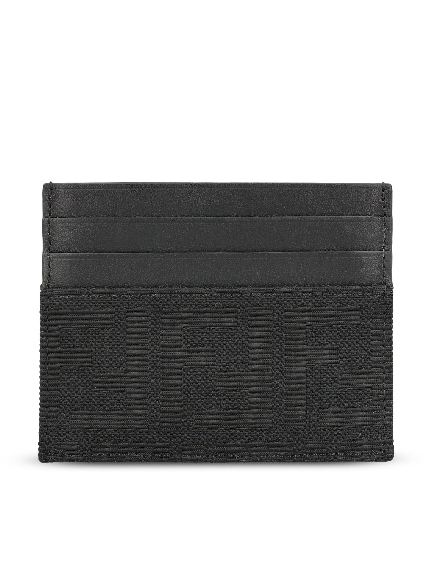 Portacarte FF Jacquard Nero 7M0164 B16FF0QA1 FENDI 