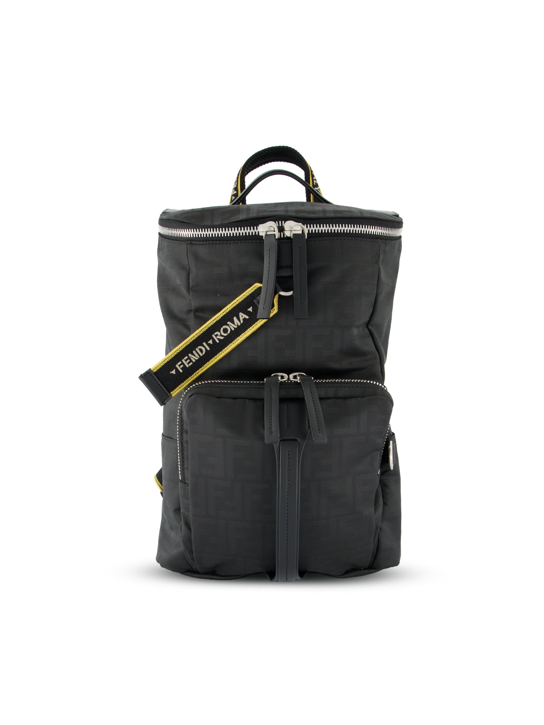 Zaino realizzato in tessuto Superlight FF Zucca nero 7VZ095 B12NF0QA1 FENDI 