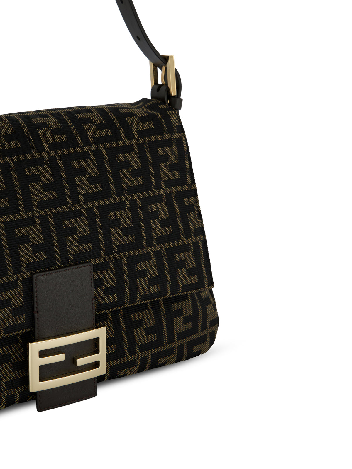 Borsa in tessuto jacquard FF Zucca 8BR851 B17AF14YN FENDI 