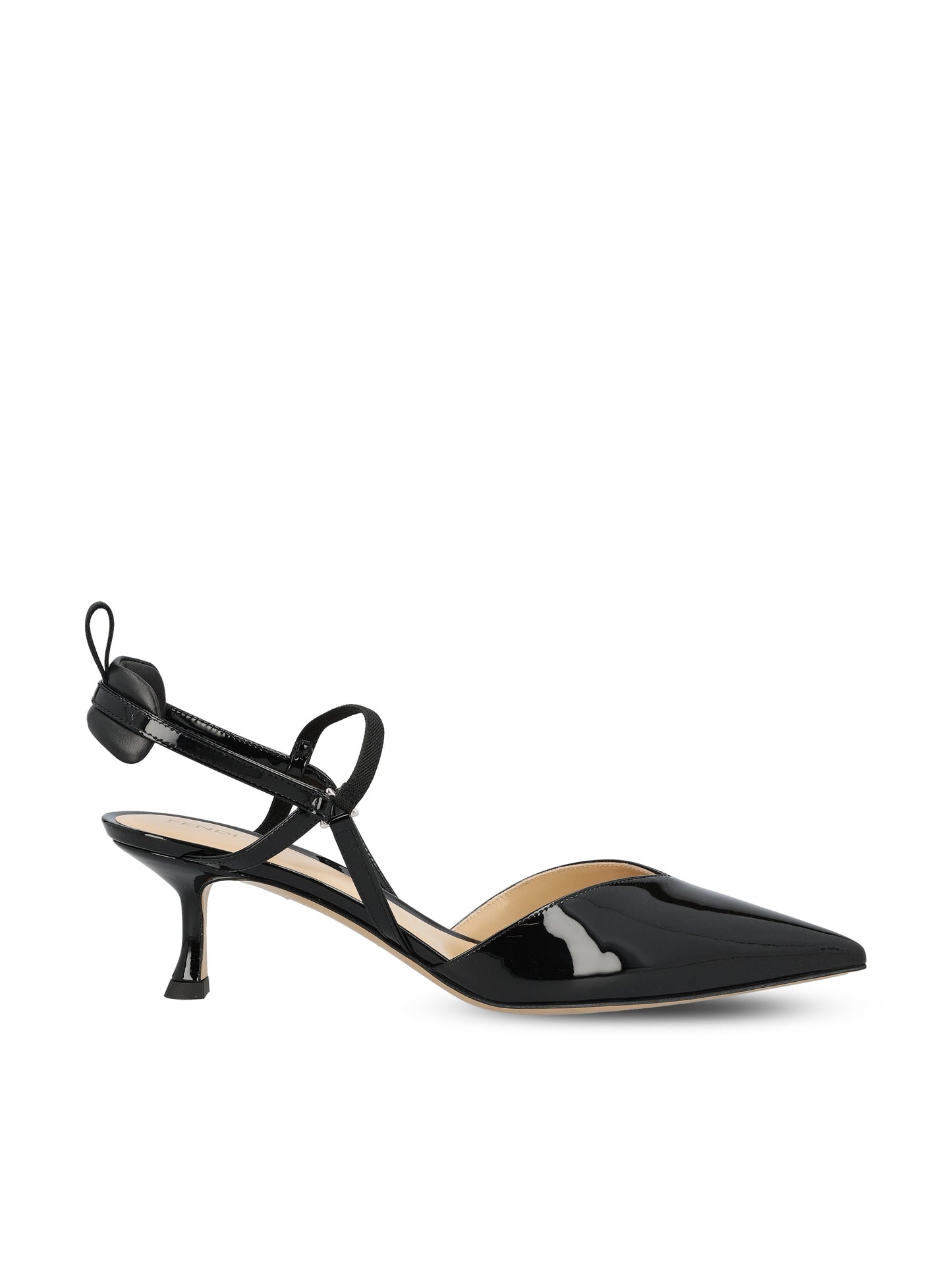 Slingback con tacco medio in pelle 8J9131 NEHF0QA1 FENDI 