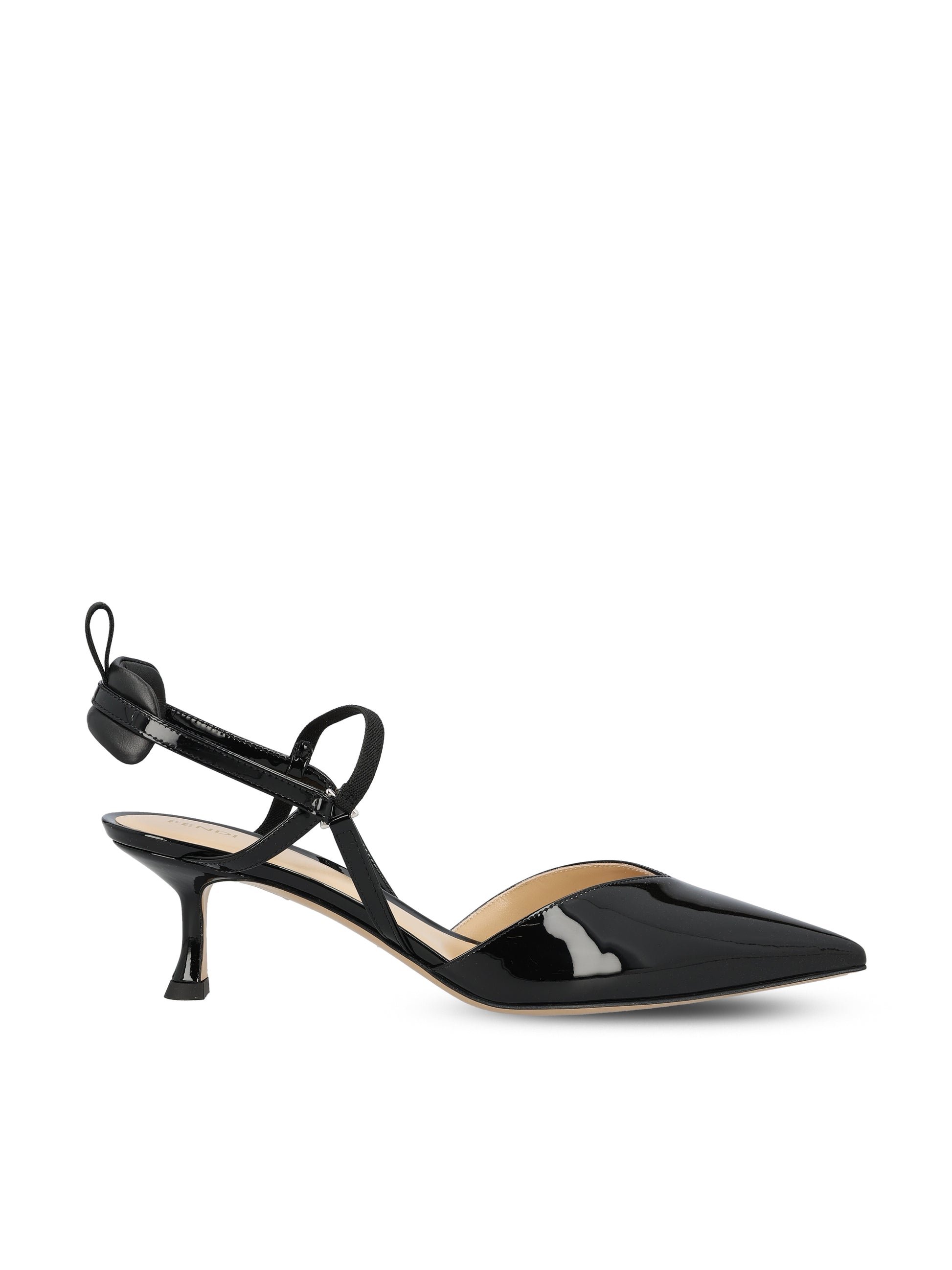 Slingback con tacco medio in pelle 8J9131 NEHF0QA1 FENDI 