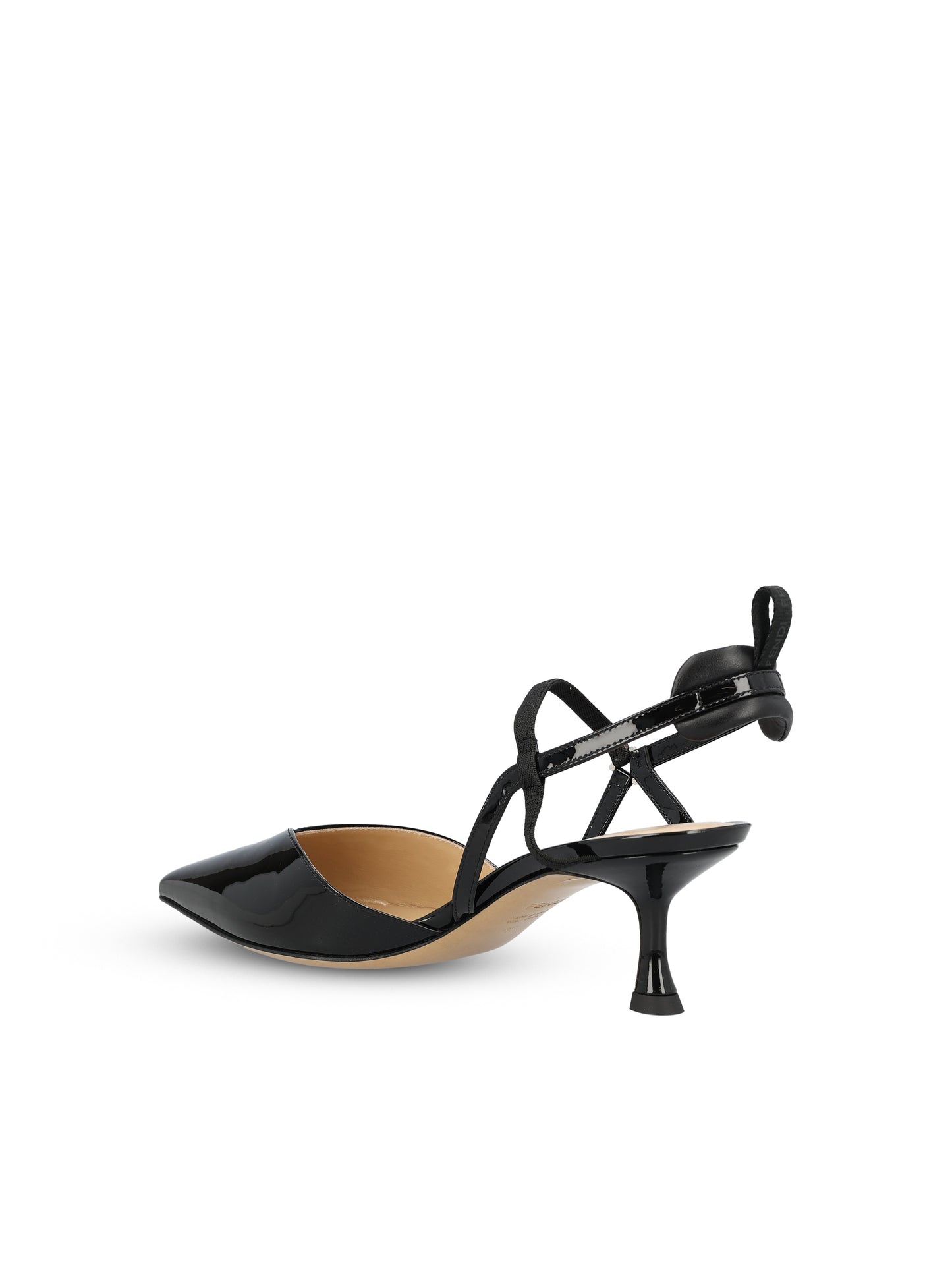 Slingback con tacco medio in pelle 8J9131 NEHF0QA1 FENDI 