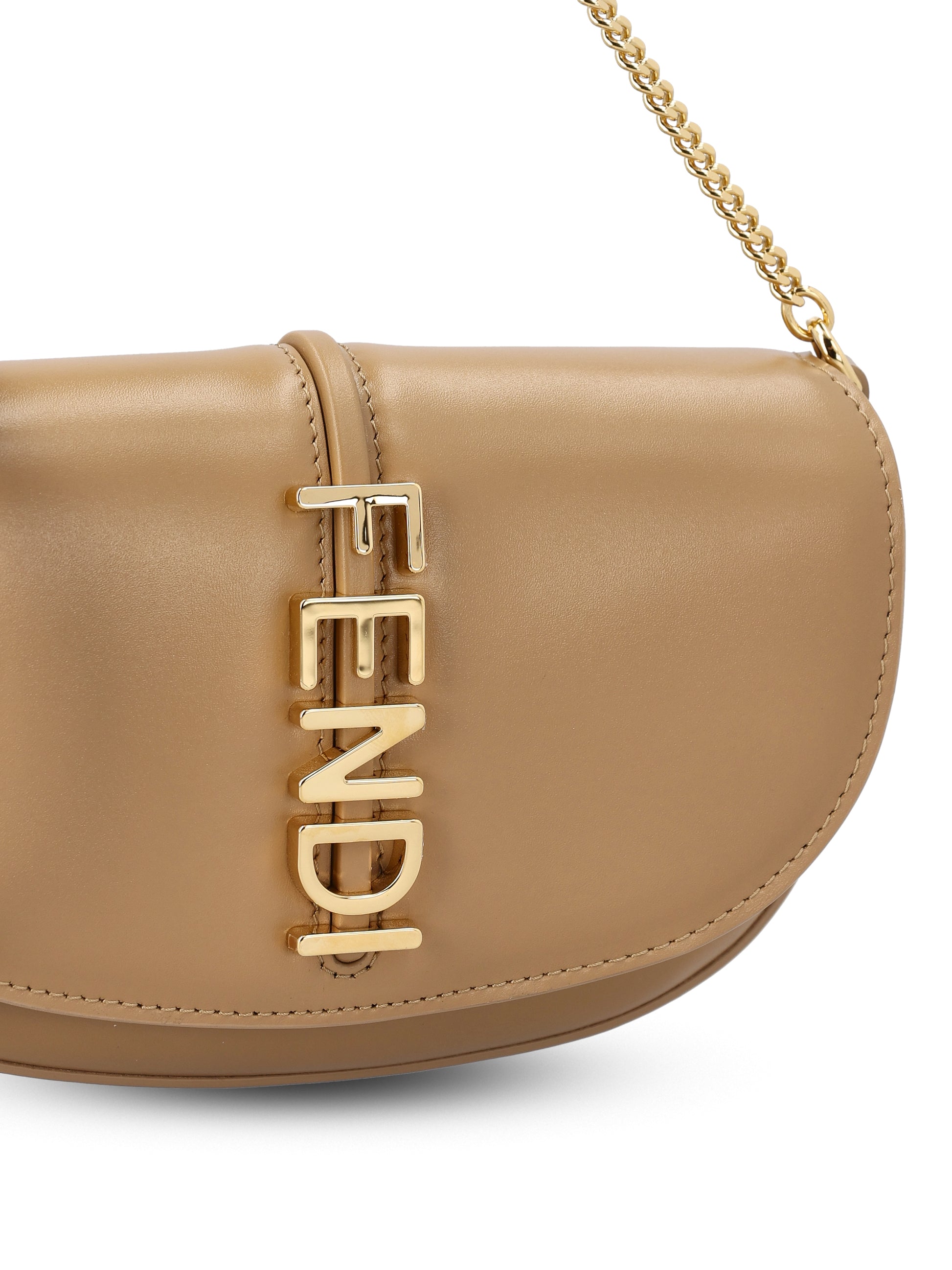 Wallet on Chain realizzato in pelle. 8M0529 ANSSF19P8 FENDI 