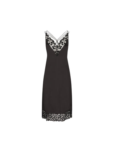 Abito realizzato in seta e pizzo. FDD656 ARF5F0QA1 FENDI 