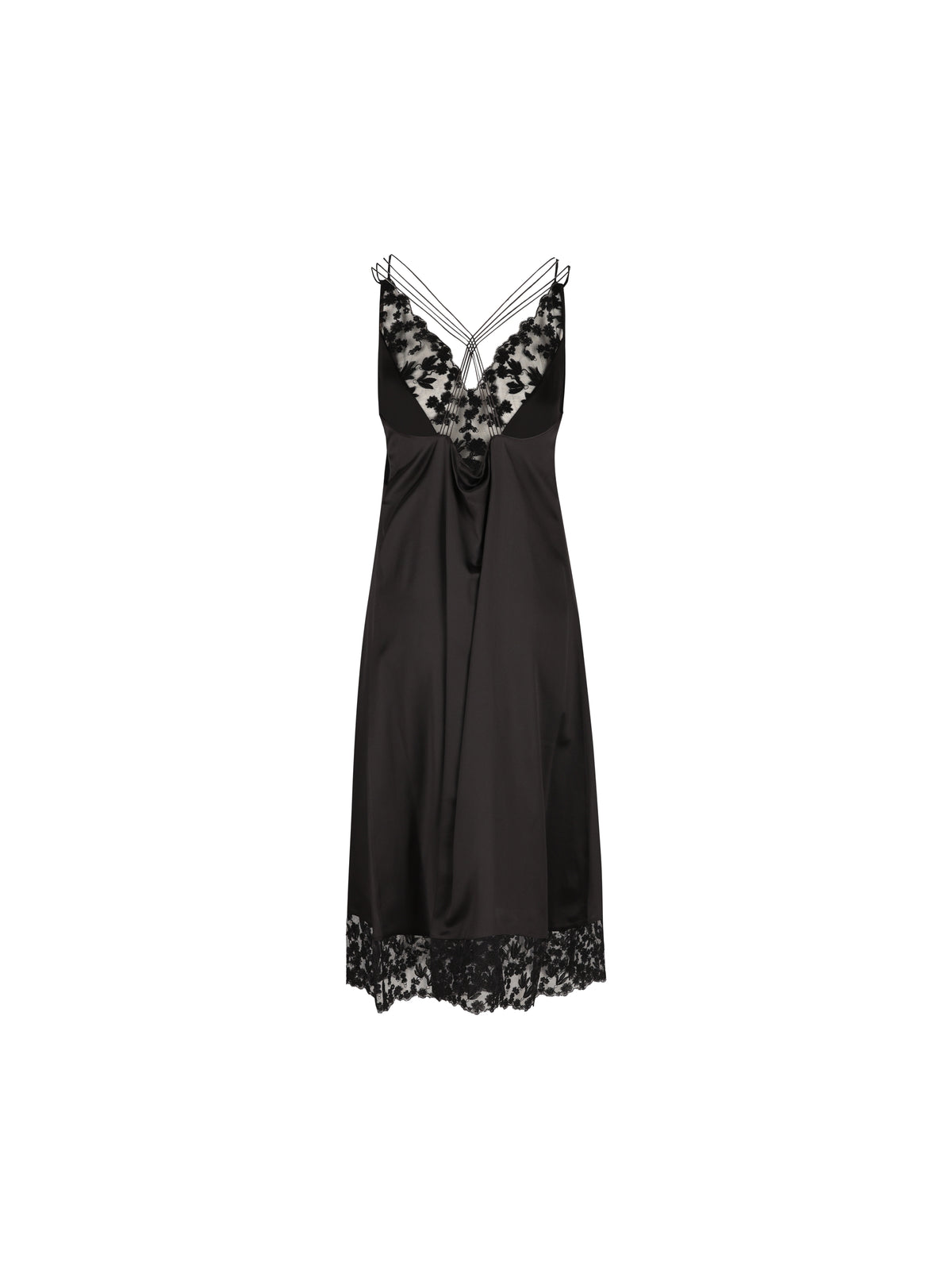 Abito realizzato in seta e pizzo. FDD656 ARF5F0QA1 FENDI 