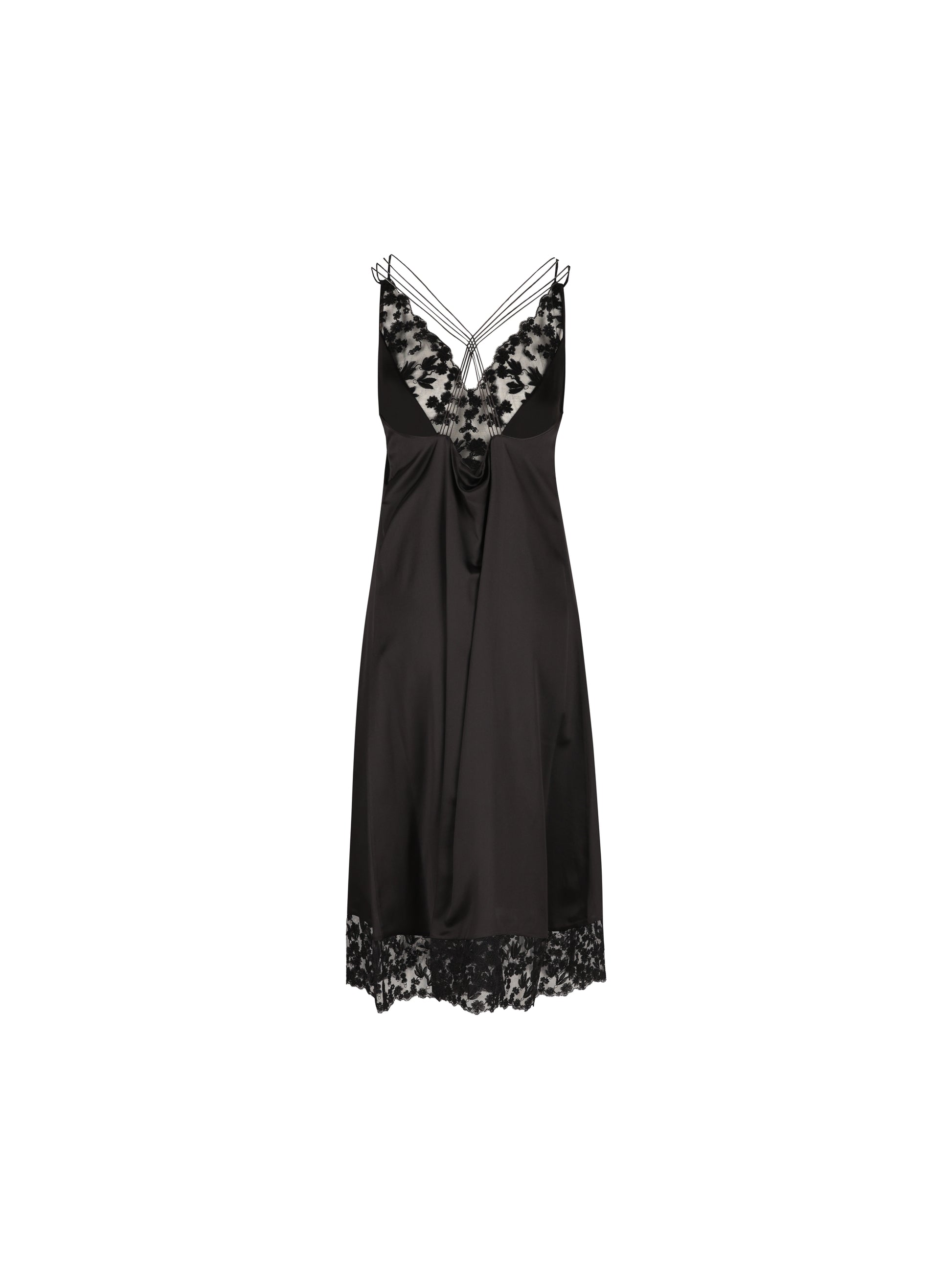 Abito realizzato in seta e pizzo. FDD656 ARF5F0QA1 FENDI 