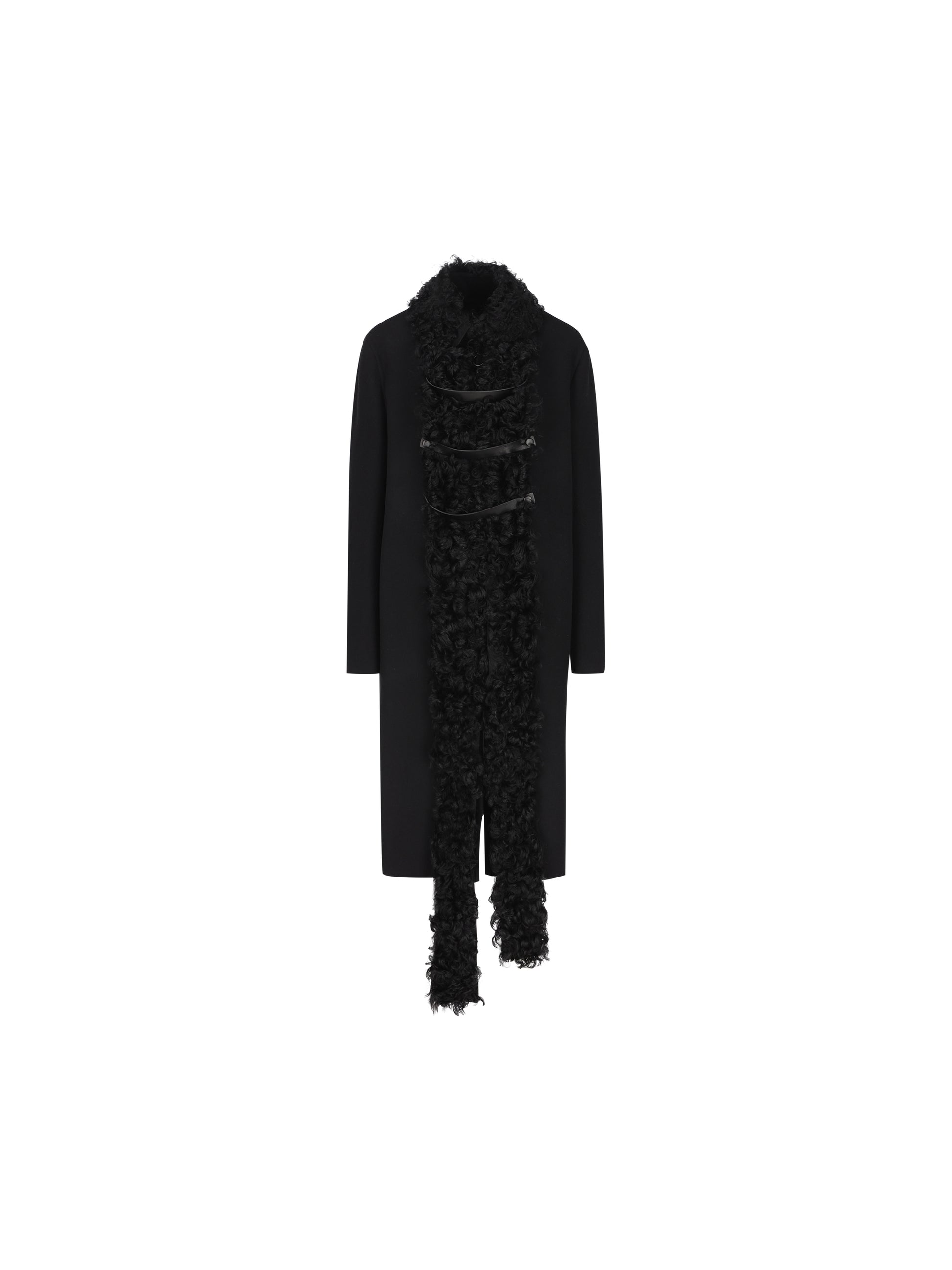 Cappotto realizzato in lana e montone. FF6214 B1H1F0QA1 FENDI 