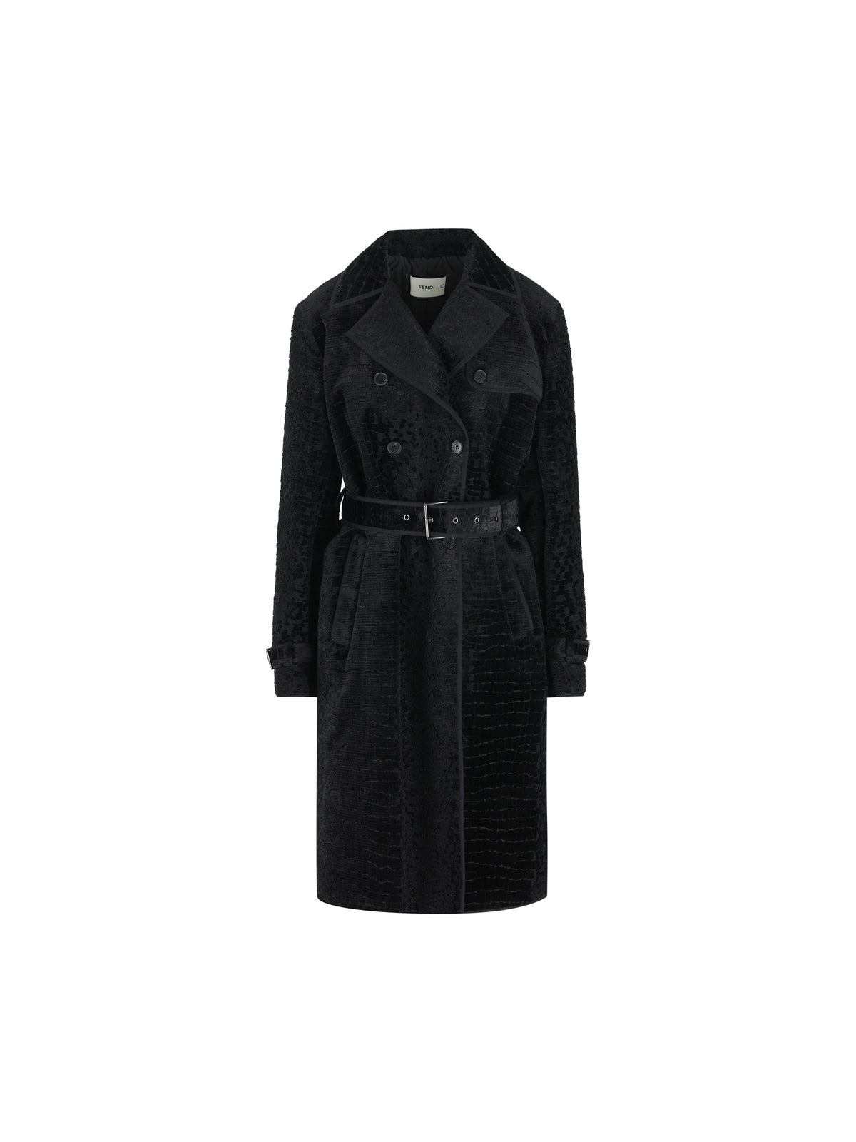 Cappotto realizzato in misto seta. FF6218 AMYAF0QA1 FENDI 