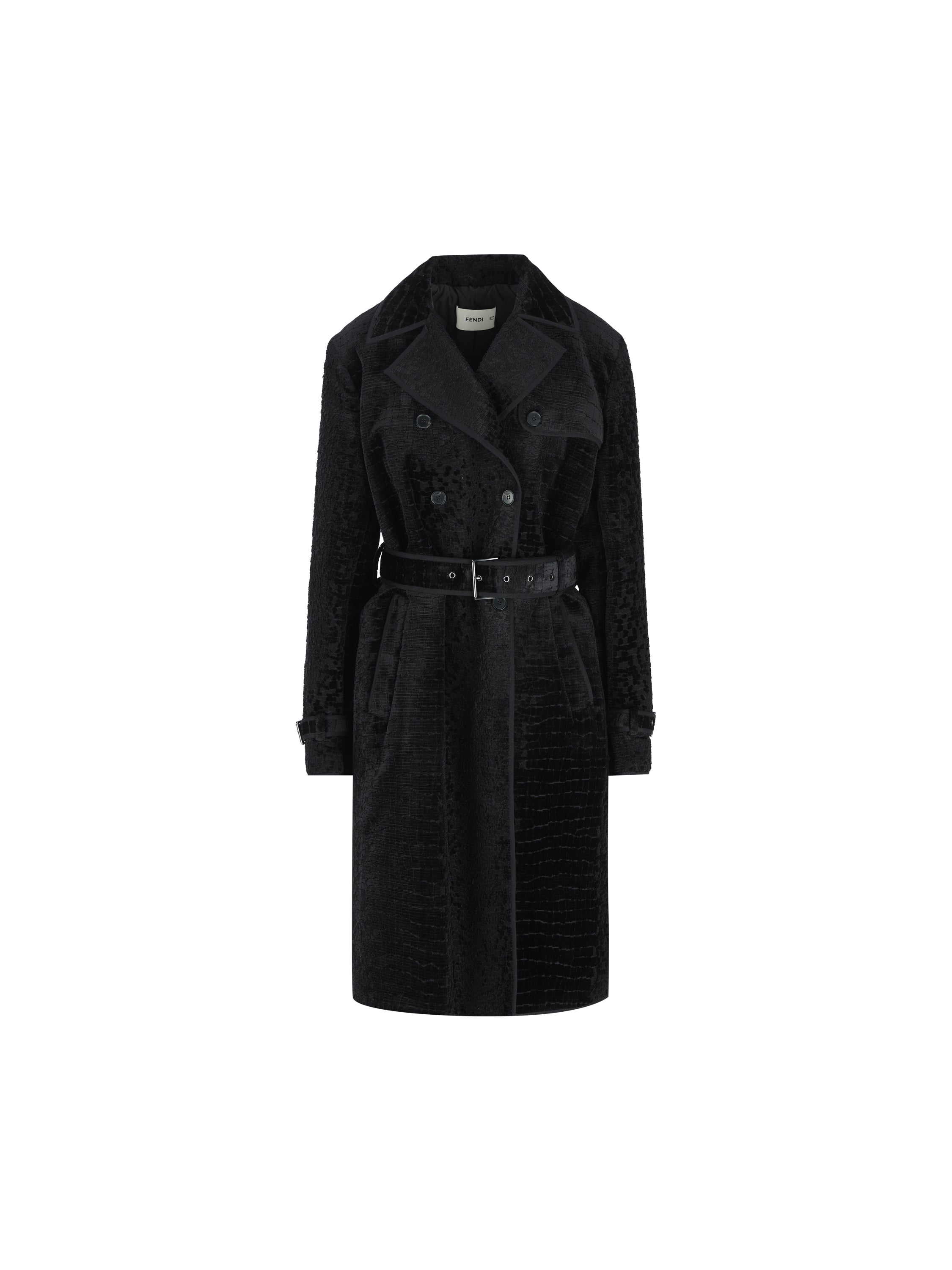 Cappotto realizzato in misto seta. FF6218 AMYAF0QA1 FENDI 