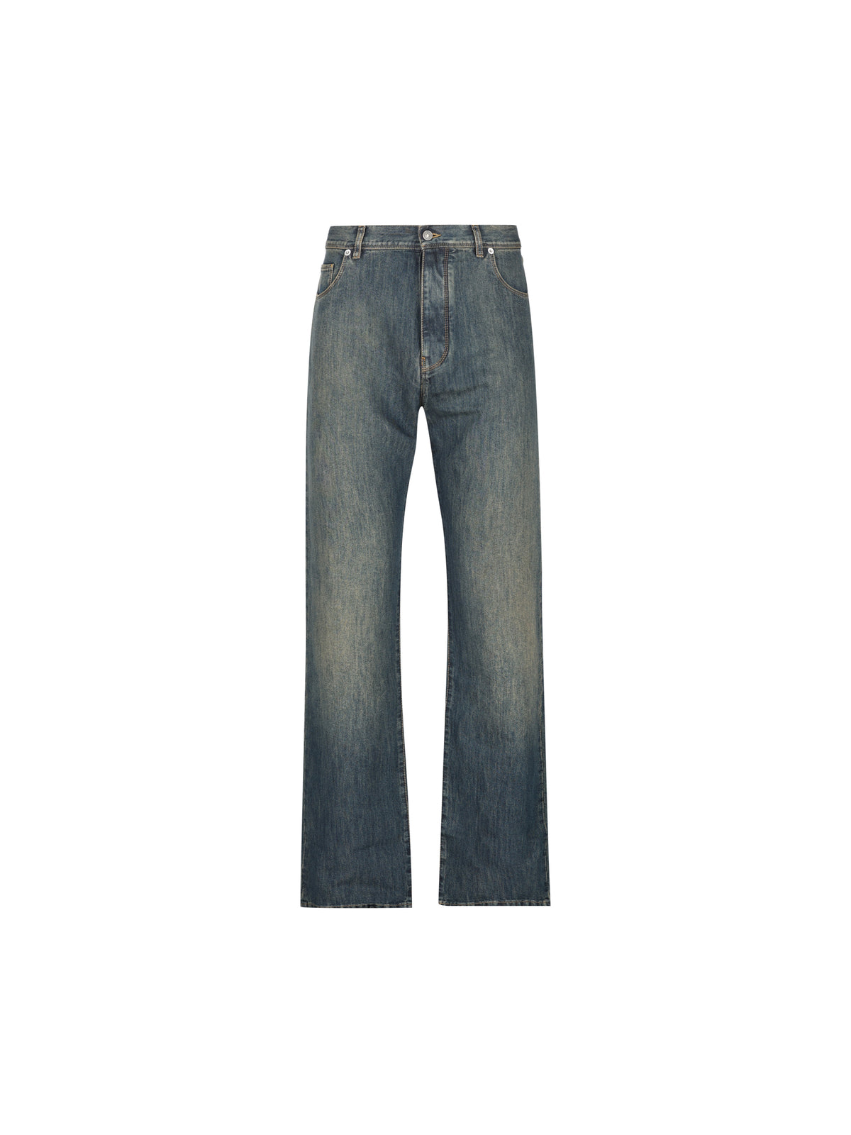 Pantaloni 5 tasche regular fit, realizzati in denim FLP377 B1PDF19S8 FENDI 