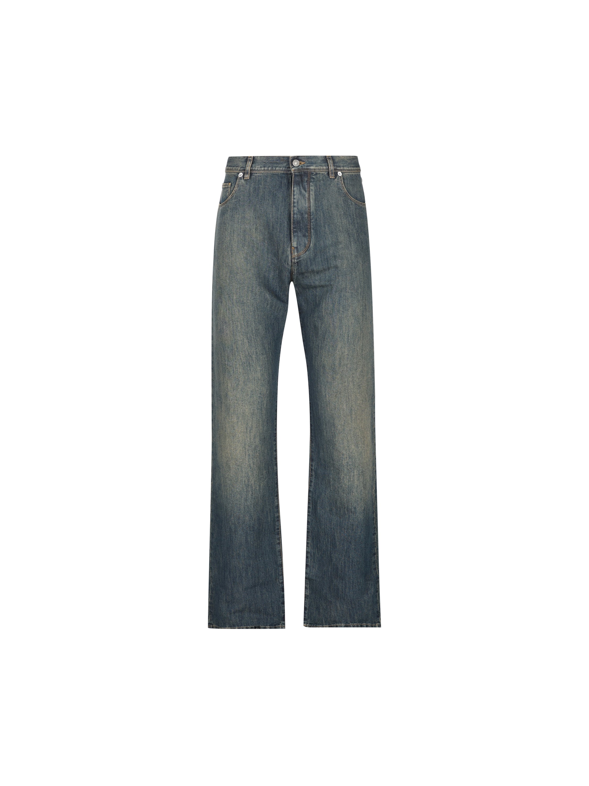 Pantaloni 5 tasche regular fit, realizzati in denim FLP377 B1PDF19S8 FENDI 