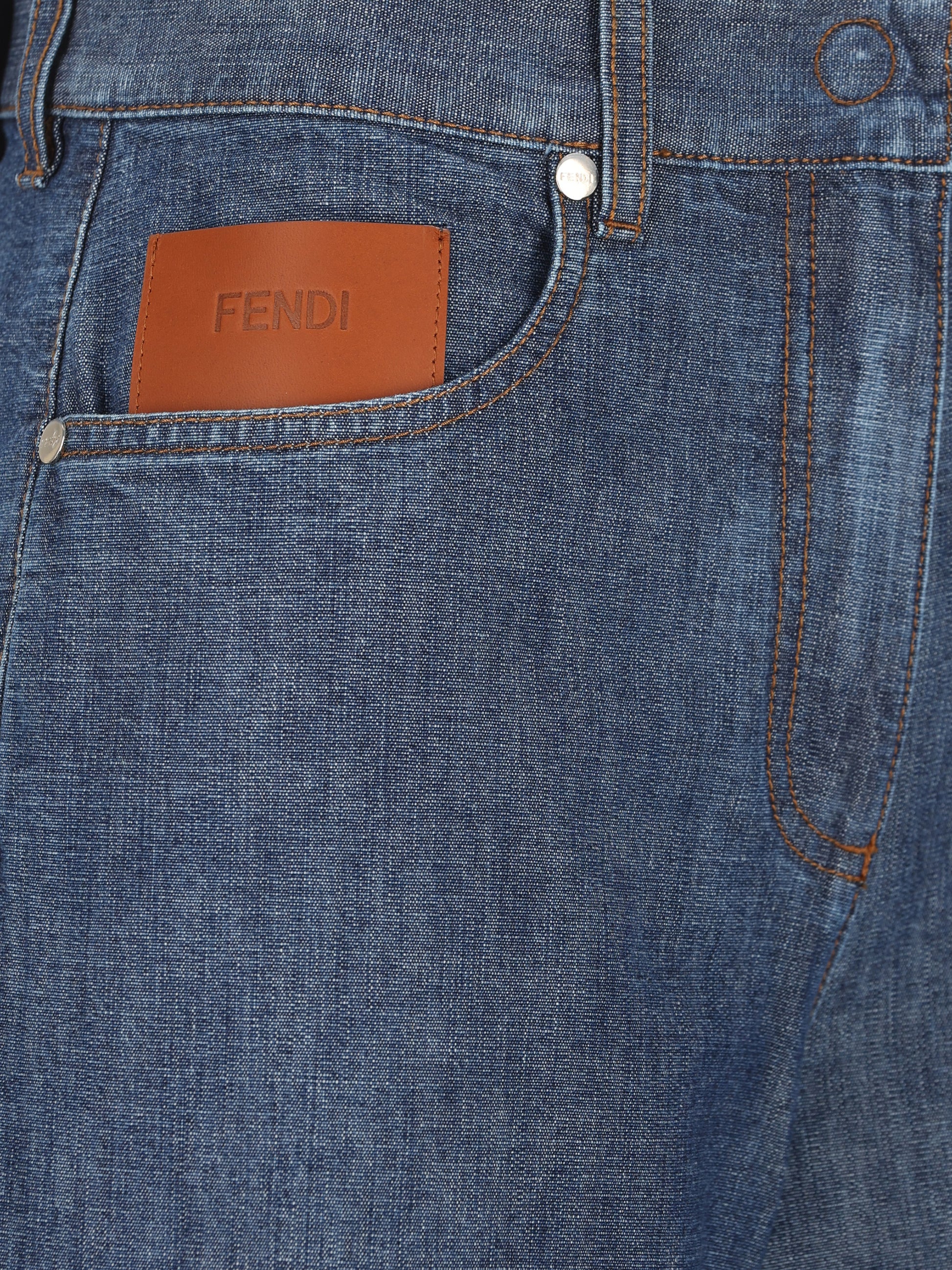 Pantaloni in cotone. FLP863 AW8HF0QB0 FENDI 