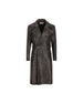 Trench in pelle ebano crackled FPJ165 B1OPF0TU7 FENDI 