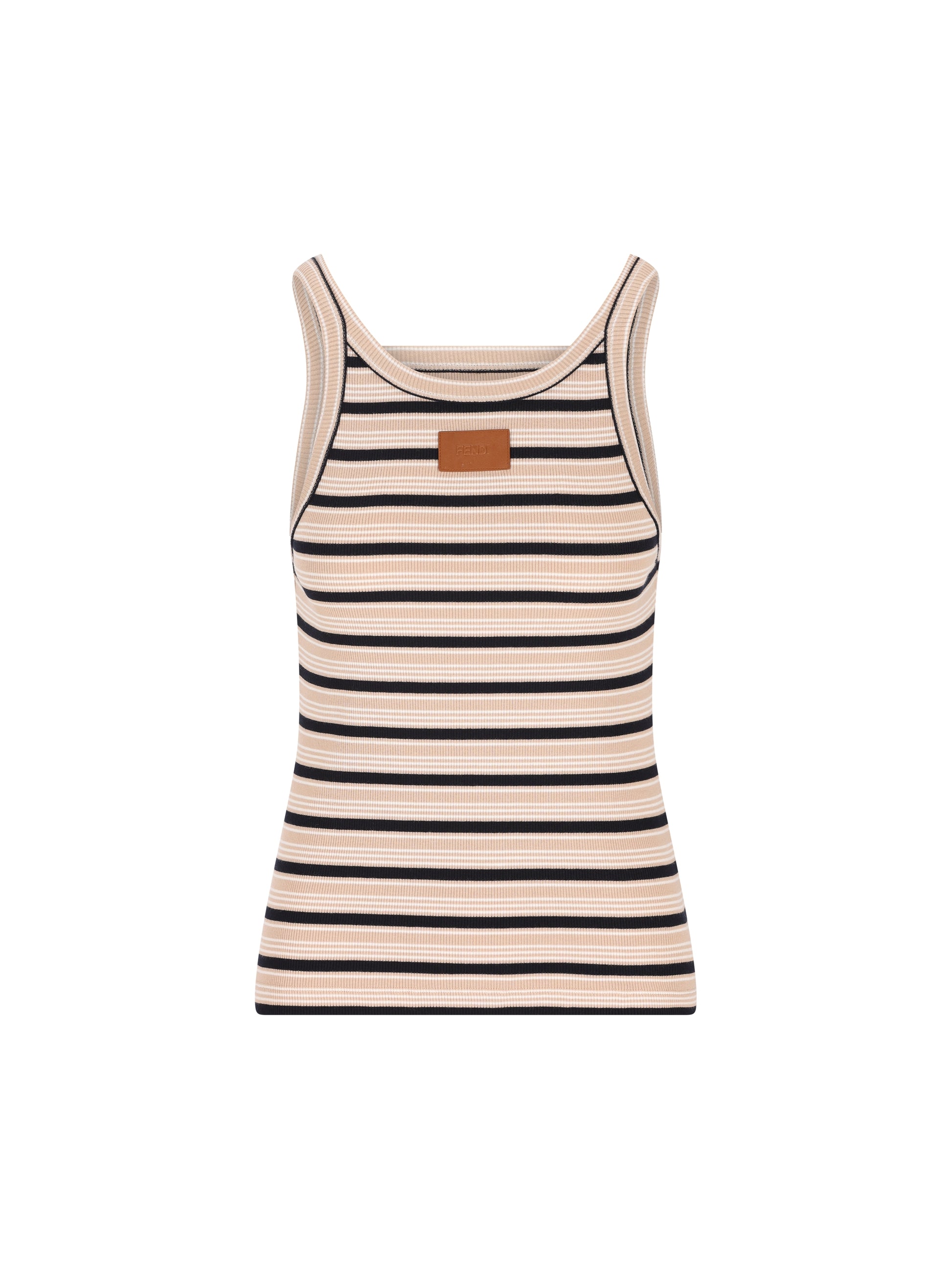 Top in maglia di cotone a righe. FS7966 AW88F1X32 FENDI 