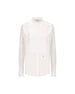 Camicia in Popeline di Cotone con Plastron Plissé FS8391 AMVLF0QA0 FENDI 