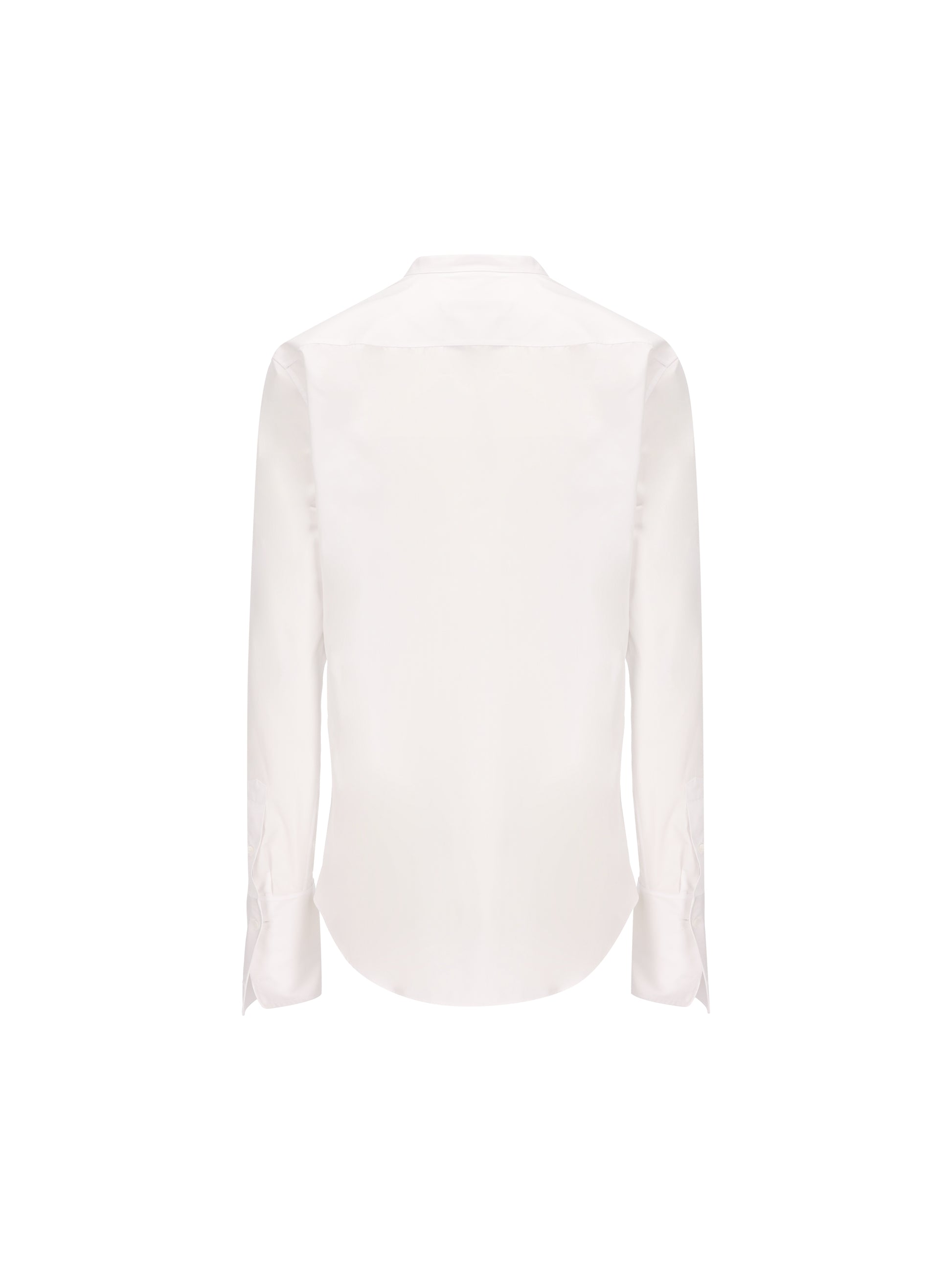 Camicia in Popeline di Cotone con Plastron Plissé FS8391 AMVLF0QA0 FENDI 