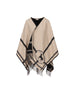 Poncho dal volume ampio ed avvolgente con motivo Selleria. FXX040 B1VVF1Y7Q FENDI 