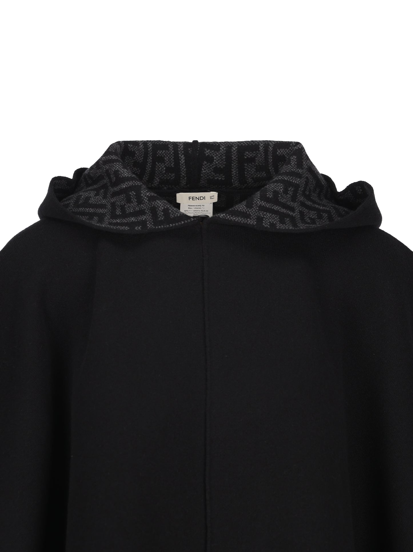 Poncho realizzato in cashmere. FXX060 B1WQF0D9J FENDI 