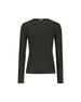 Maglia in lana verde a coste FZX226 B1Q1F0QQ4 FENDI 