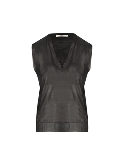 Top realizzato in seta. FZXF86 B1IDF0QA1 FENDI 