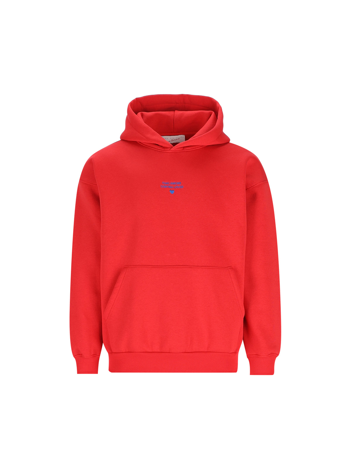 Felpa Ciao Amore Cortina Lover Rossa FK2702 13 GIADA BENINCASA 