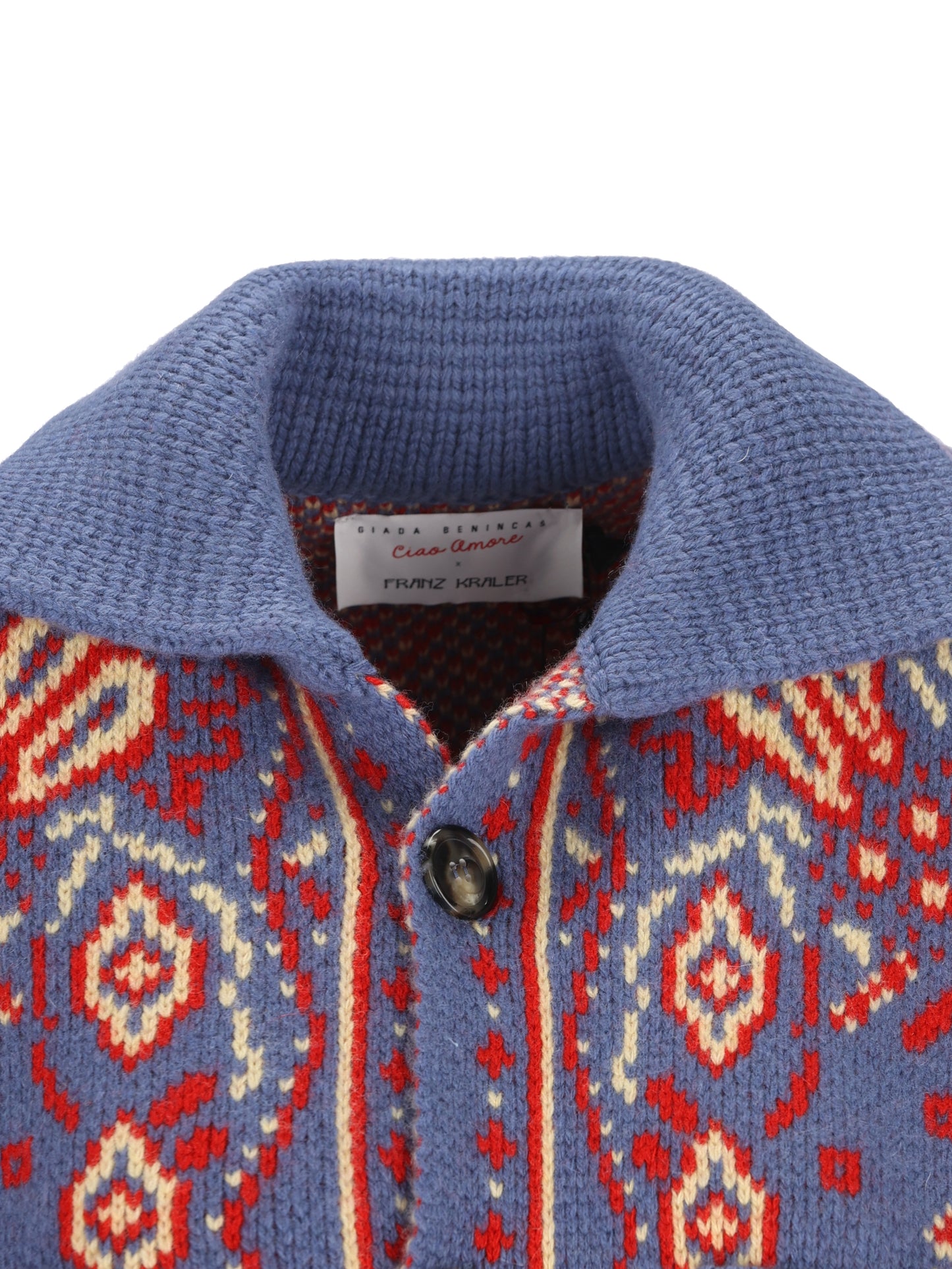 Soho Overshirt in Maglia Jacquard Paisley FKF26MM1101 24 GIADA BENINCASA 