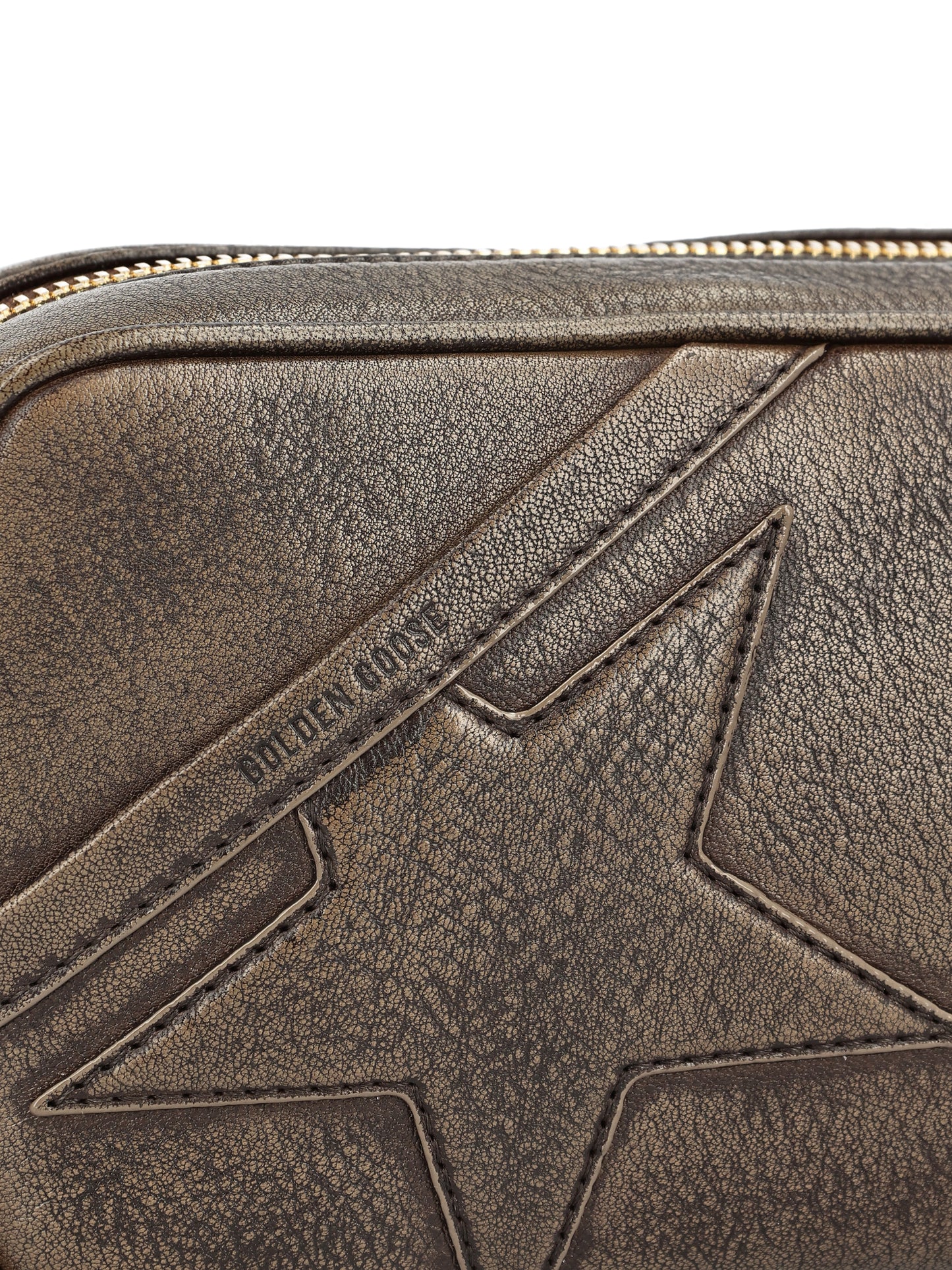 Borsa realizzata in pelle di bovino. GWA00228 A00075955357 GOLDEN GOOSE 