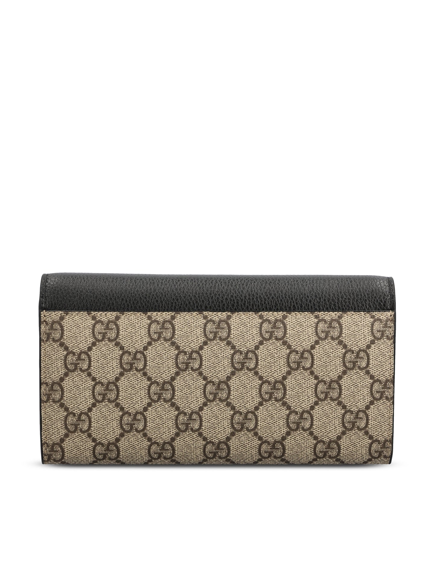 Portafoglio realizzato in pelle e tessuto. 456116 AAE5E1069 GUCCI 