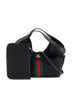 Borsa Shopping Gucci Giglio misura piccola in tessuto GG nero 860845 FAFWA1053 GUCCI 