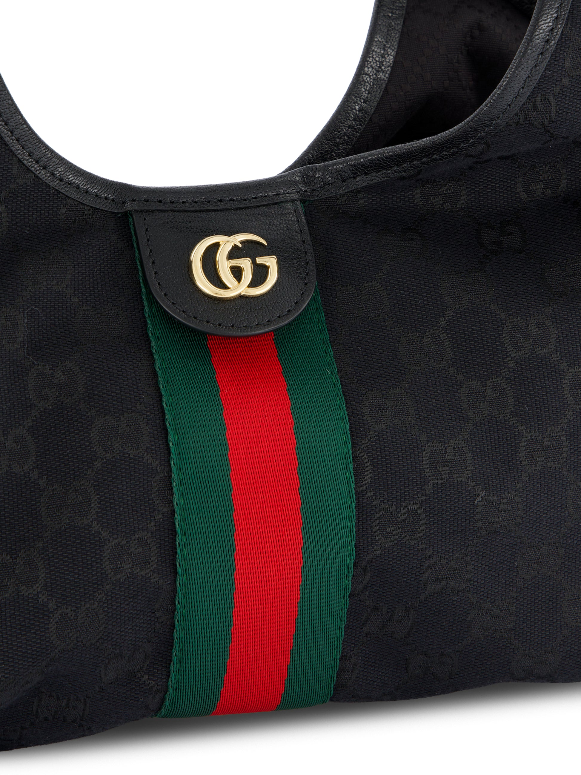Borsa Shopping Gucci Giglio misura piccola in tessuto GG nero 860845 FAFWA1053 GUCCI 