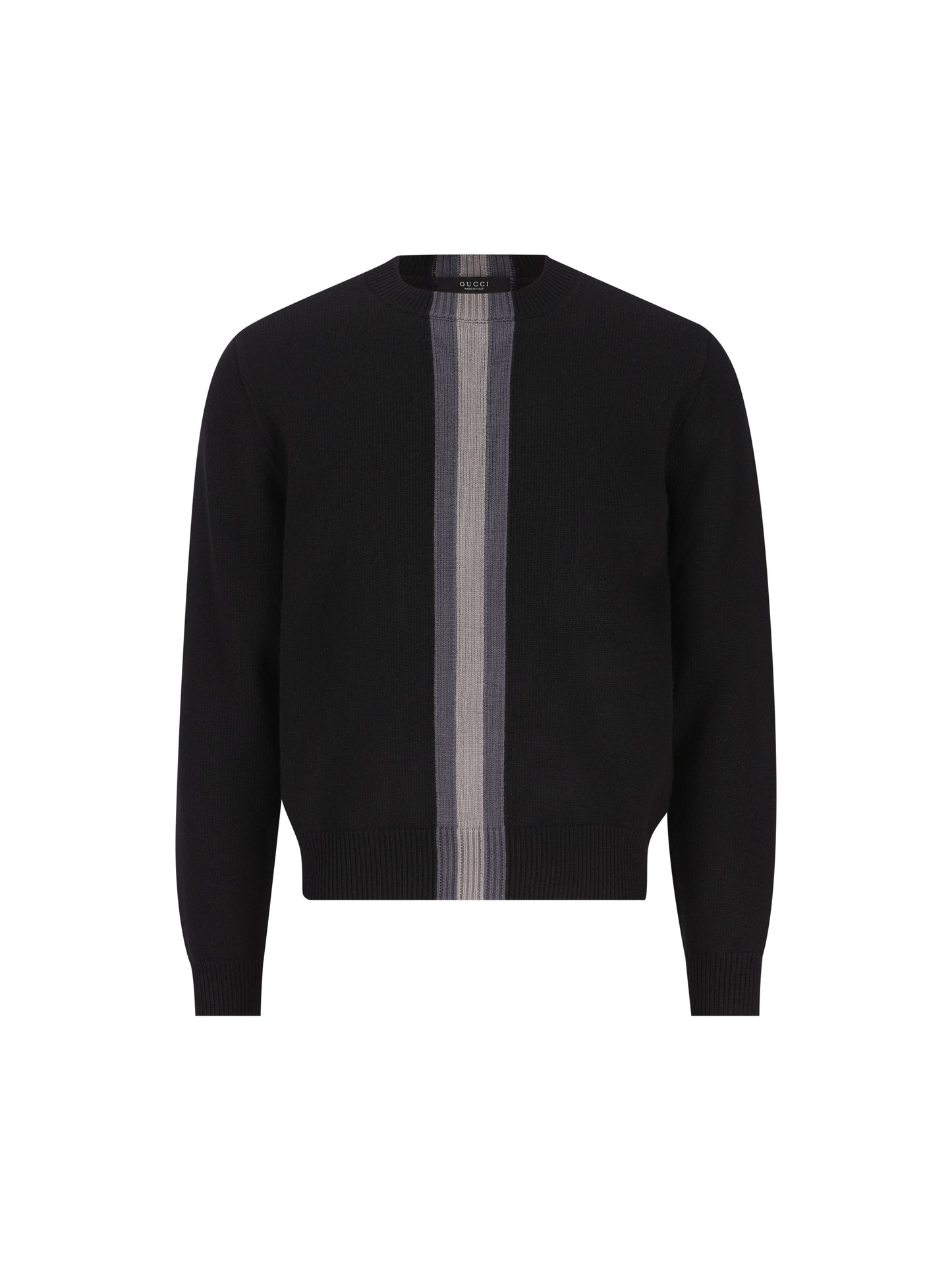 Maglione Gucci in lana con intarsio Web 864572 XKFG61062 GUCCI 